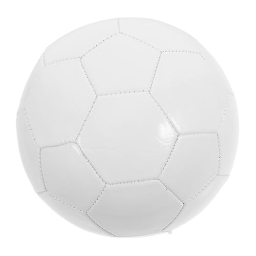BESPORTBLE Leerer PVC fußball zum Bemalen DIY Graffiti Fußball für Training Kleiner Fußballrohling Unbedruckter Widerstandsfähiger Ball für Basteln und Outdoor aktivitäten von BESPORTBLE