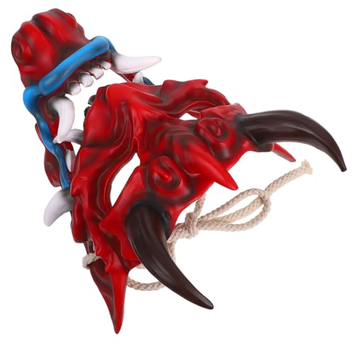 BESPORTBLE Leichte Oni Maske Halloween Kostüm Horror Dämonen Gesichtsmaske für Männer und Frauen Cosplay Accessoire für Themenpartys und Maskenbälle von BESPORTBLE