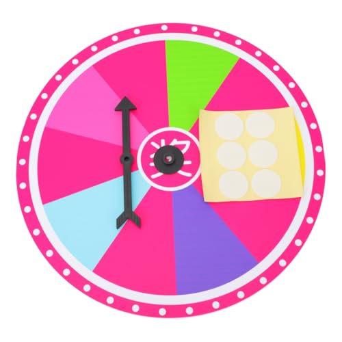 BESPORTBLE Leichtes Tragbares Drehrad zum Drehen Party Spiel drehprop für Tombola Familienfeiern Geburtstage Weihnachten Langlebiges Farbechtes Spielgerät von BESPORTBLE
