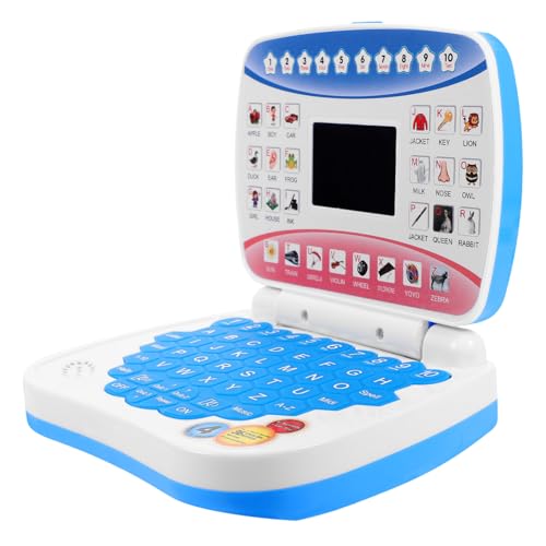 BESPORTBLE Lerncomputer für Ab Jahren Bunter Vorschul Laptop mit LED Bildschirm Musikalisches Lernspielzeug Interaktives Pädagogisches Simulationstool für Frühe Bildung von BESPORTBLE