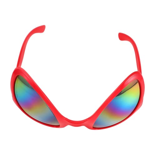 BESPORTBLE Lustige Brille Cosplay Kostüm Zubehör Rote Sonnenbrille mit Bunten Pailletten Witzige Partybrille für Karneval Halloween und Fasching BESPORTBLE Lustige Brille Cosplay Kostüm Zubehör Rote Sonnenbrille mit Bunten Pailletten Witzige Partybrille für Karneval Halloween und Fasching von BESPORTBLE