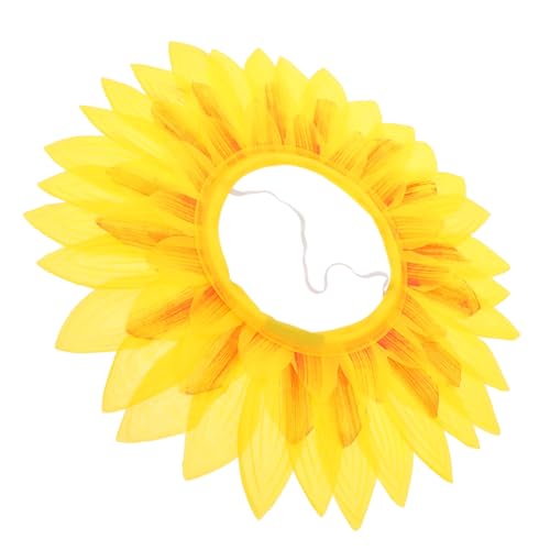 BESPORTBLE Lustiges Sonnenblumen Kopfschmuck für Cosplay Haarreif für Tanzpartys Festivals und Themenfeiern Leuchtende Farben Bequem und von BESPORTBLE
