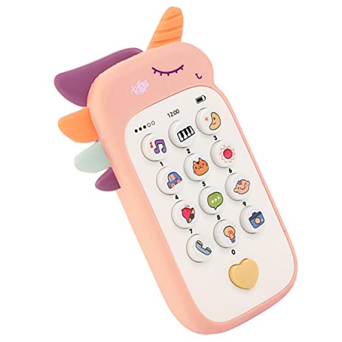 BESPORTBLE Lustiges Telefon Cartoon Musikspielzeug Für Kleinkinder Interaktives Spielhandy Mit Bezaubernden Klängen Und Melodien Für Batterien von BESPORTBLE