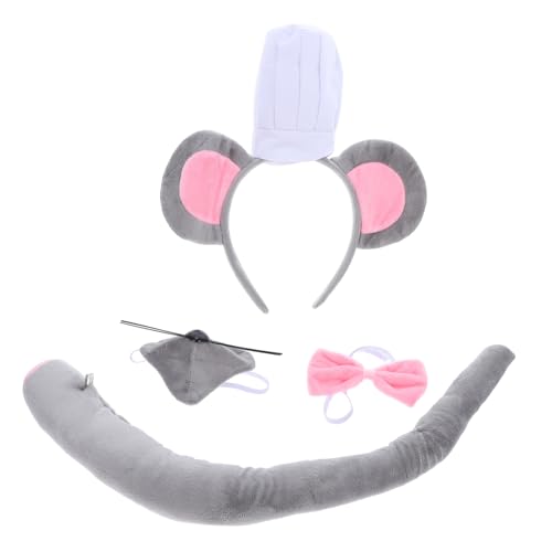BESPORTBLE Mäusekostüm Set mit Ohr Haarreif Schleife und Komfortables Weiches Teiliges Tier Kostümzubehör für Erwachsene für Weihnachten Halloween Geburtstagsfeiern Rollenspiele BESPORTBLE Mäusekostüm Set mit Ohr Haarreif Schleife und Komfortables Weiches Teiliges Tier Kostümzubehör für Erwachsene für Weihnachten Halloween Geburtstagsfeiern Rollenspiele von BESPORTBLE