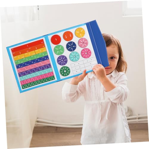 BESPORTBLE Magnetisches Bruchrechnen Lernspiel für Abwischbares Bruchbuch mit Bunten Magneten Mathe Tool für Home Schooling und Mathematikunterricht BESPORTBLE Magnetisches Bruchrechnen Lernspiel für Abwischbares Bruchbuch mit Bunten Magneten Mathe Tool für Home Schooling und Mathematikunterricht von BESPORTBLE