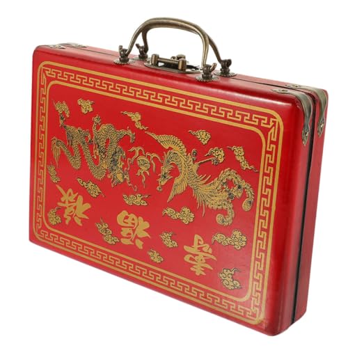 BESPORTBLE Mahjong Aufbewahrungsbox PU Stilvolle Reisebox für Mahjong Robust und Langlebig für Zuhause und Unterwegs mit Praktischem Schnallendesign BESPORTBLE Mahjong Aufbewahrungsbox PU Stilvolle Reisebox für Mahjong Robust und Langlebig für Zuhause und Unterwegs mit Praktischem Schnallendesign von BESPORTBLE
