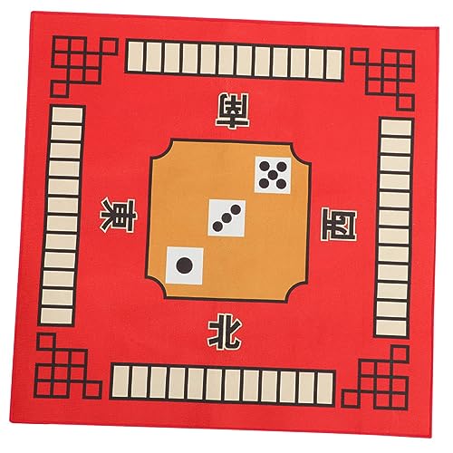 BESPORTBLE Mahjong Matte Aus Mikrofaser rutschfeste Tischdecke Für Brettspiele Schalldämpfende Mahjong Spielmatte Tischset Für Zuhause Und Freizeitspiele von BESPORTBLE