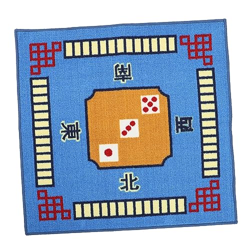 BESPORTBLE Mahjong Tischdecke rutschfeste und Geräuschdämpfende Spielmatte für Domino und Kartenspiele Quadratische Langlebige Abdeckung aus Dickem Filz und Gummiunterseite Gaming Tischmatte von BESPORTBLE