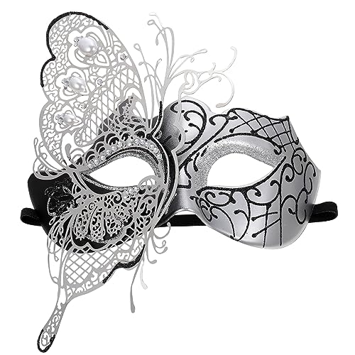 BESPORTBLE Maskerade Ball Metallmaske Für Frauen Elegante Venezianische Augenmaske Mit Glitzernden Details Für Karneval Und Festliche Anlässe Perfekte Partydekoration BESPORTBLE Maskerade Ball Metallmaske Für Frauen Elegante Venezianische Augenmaske Mit Glitzernden Details Für Karneval Und Festliche Anlässe Perfekte Partydekoration von BESPORTBLE