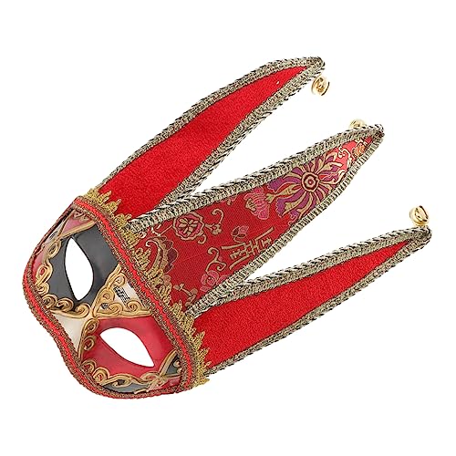 BESPORTBLE Maskerade Maske Requisit Frauenmaske Maskerade Masken Kleid Maskerademaske Ball Für Party Rave Männer Kostüme Hälfte Cosplay-maske Halloween-partymaske Halloween-maske Stoff von BESPORTBLE