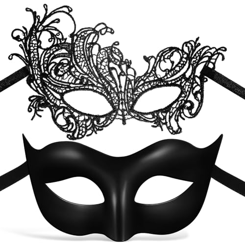 BESPORTBLE Maske n Für Paare 1 Set Halbe Gesichtsmaske Aus Spitze Venezianische Partymaske Vintage-Griechisch-Römische Augenmaske Kostüm-Ballmaske Für Karneval Karneval Halloween von BESPORTBLE
