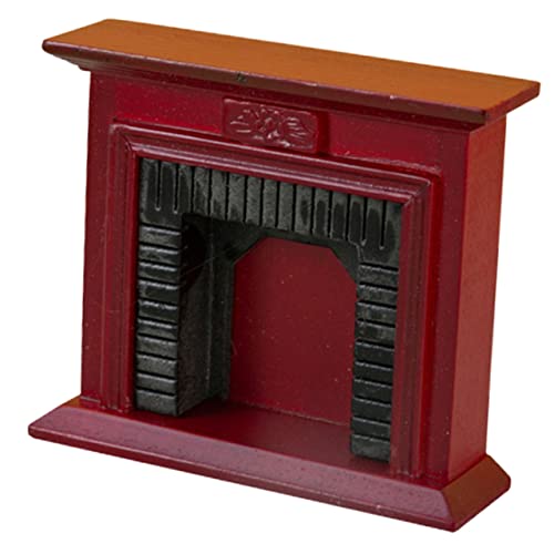 BESPORTBLE Maßstab Amerikanischer Vintage Stil Roter Kamin Für Puppenhaus Accessoires Und Ornamente Hintergrundgestaltung BESPORTBLE Maßstab Amerikanischer Vintage Stil Roter Kamin Für Puppenhaus Accessoires Und Ornamente Hintergrundgestaltung von BESPORTBLE