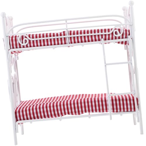 BESPORTBLE Maßstab Dekoratives Leichtes Bunk Bed für Puppenhaus Schlafzimmer Detailgetreu Platzsparend Vielseitig für Puppenraum und Szenenlayout BESPORTBLE Maßstab Dekoratives Leichtes Bunk Bed für Puppenhaus Schlafzimmer Detailgetreu Platzsparend Vielseitig für Puppenraum und Szenenlayout von BESPORTBLE
