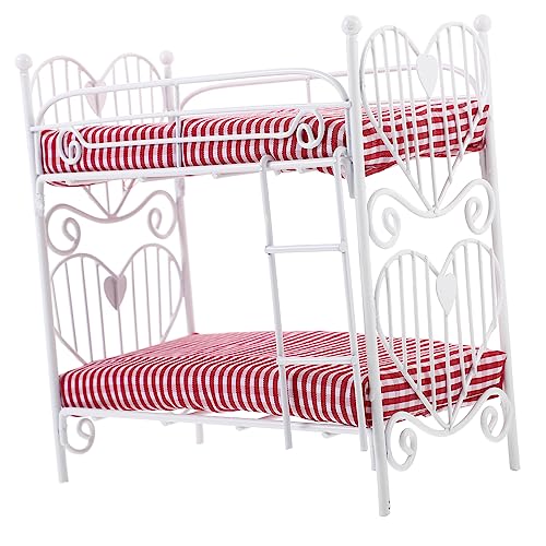 BESPORTBLE Maßstab Doppelbett Aus Möbel Für Kinderzimmer Puppenmöbel Für Rollenspiele Und Kreative Szenarien BESPORTBLE Maßstab Doppelbett Aus Möbel Für Kinderzimmer Puppenmöbel Für Rollenspiele Und Kreative Szenarien von BESPORTBLE