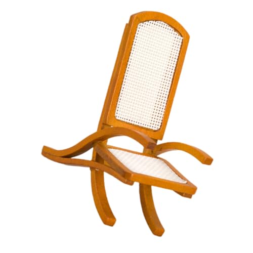 BESPORTBLE Maßstab Handgefertigter Holzstuhl mit Geflochtenem Rattansitz Robustes Modell für Puppenhaus Dekoration und Sammler Vintage Lounge Sessel in Gelblich Honigfarbenem Holzton BESPORTBLE Maßstab Handgefertigter Holzstuhl mit Geflochtenem Rattansitz Robustes Modell für Puppenhaus Dekoration und Sammler Vintage Lounge Sessel in Gelblich Honigfarbenem Holzton von BESPORTBLE