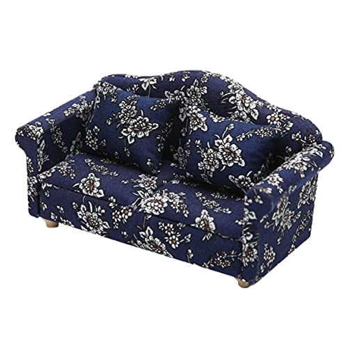 BESPORTBLE Maßstab Hochwertige Kleine Möbel Mit Blauen Blumenmuster Zubehör Für Puppenhausdekoration Und Kreatives BESPORTBLE Maßstab Hochwertige Kleine Möbel Mit Blauen Blumenmuster Zubehör Für Puppenhausdekoration Und Kreatives von BESPORTBLE