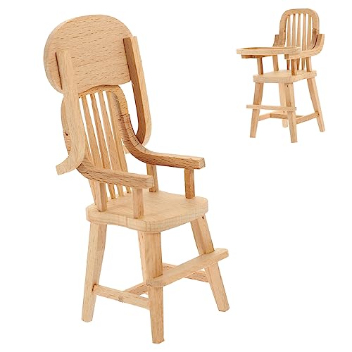 BESPORTBLE Maßstab Holz Spielzeugstuhl Für Kinderzimmer Deko Und Rollenspiele Möbel Für Puppenhaus Zubehör BESPORTBLE Maßstab Holz Spielzeugstuhl Für Kinderzimmer Deko Und Rollenspiele Möbel Für Puppenhaus Zubehör von BESPORTBLE