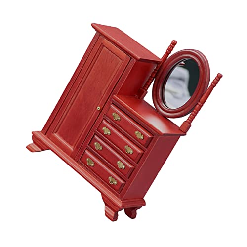 BESPORTBLE Maßstab Kleines Vintage Kommoden Modell mit Dekoratives Mini Schlafzimmer Möbel für Puppenhaus Zubehör BESPORTBLE Maßstab Kleines Vintage Kommoden Modell mit Dekoratives Mini Schlafzimmer Möbel für Puppenhaus Zubehör von BESPORTBLE