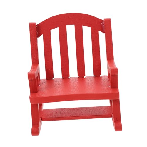 BESPORTBLE Maßstab Puppenhaus Deko Vintage Stil Rotes DIY Möbelstück für Kinderzimmer und Mini Haus Zubehör BESPORTBLE Maßstab Puppenhaus Deko Vintage Stil Rotes DIY Möbelstück für Kinderzimmer und Mini Haus Zubehör von BESPORTBLE
