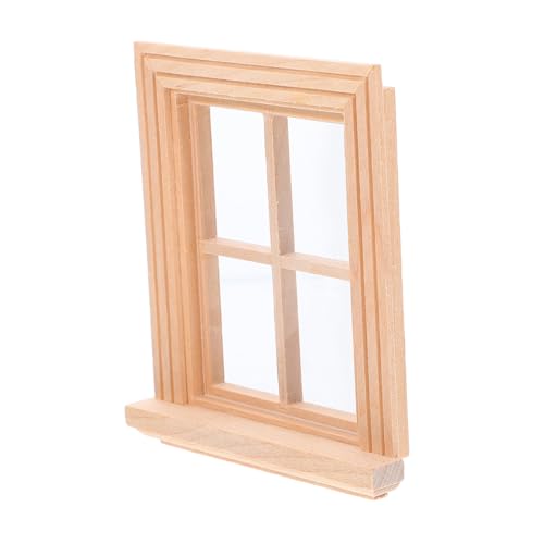 BESPORTBLE Maßstab Puppenhaus Fenster Holz Modell für DIY Puppenmöbel Dekoration Lernspielzeug zur Feinmotorik und Vorstellungskraft BESPORTBLE Maßstab Puppenhaus Fenster Holz Modell für DIY Puppenmöbel Dekoration Lernspielzeug zur Feinmotorik und Vorstellungskraft von BESPORTBLE