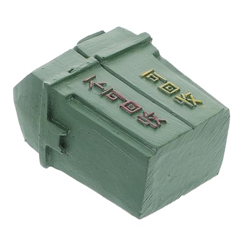 BESPORTBLE Maßstab Realistischer Mini Abfallbehälter für Puppenhaus und Dioramen für Kreative Spielzeuge und Einzigartige Dekoration von BESPORTBLE