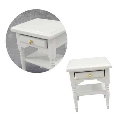 BESPORTBLE Maßstab Weißer Nachttisch Als Dekoration Für Kinderzimmer Kleinkindmodell Und Zubehör Für Jungen BESPORTBLE Maßstab Weißer Nachttisch Als Dekoration Für Kinderzimmer Kleinkindmodell Und Zubehör Für Jungen von BESPORTBLE