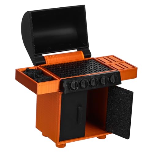 BESPORTBLE Maßstab aus Robustem Material Detailgetreues BBQ Grill Wetterfest Einfach zu Reinigen Puppenhaus Dekoration für Garten und Camping für Sammler von BESPORTBLE