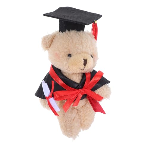 BESPORTBLE Mini Abschlussplüschbär mit Doktorhut Charmantes für Kindergarten und Hochschulabschlüsse Vielseitig Einsetzbar als Dekoration für Feiern Praktischer Kette für Taschen und BESPORTBLE Mini Abschlussplüschbär mit Doktorhut Charmantes für Kindergarten und Hochschulabschlüsse Vielseitig Einsetzbar als Dekoration für Feiern Praktischer Kette für Taschen und von BESPORTBLE