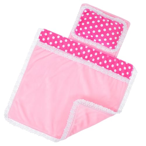 BESPORTBLE Mini Bettwäsche Set für Puppen Weiche Miniatur Bettwäsche mit Kissen und Decke für Puppenhaus Schlafzimmer Charmante Designs und Gemütlicher Schlafplatz für Kleine Puppen BESPORTBLE Mini Bettwäsche Set für Puppen Weiche Miniatur Bettwäsche mit Kissen und Decke für Puppenhaus Schlafzimmer Charmante Designs und Gemütlicher Schlafplatz für Kleine Puppen von BESPORTBLE