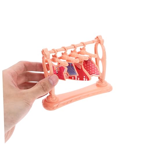 BESPORTBLE Mini Bügeleisen mit Bügelbrett und Kleiderbügel Miniatur Puppenhaus Zubehör Handliches Sicheres für Kreative Puppenhaus Dekoration und Praktisches Rollenspiel von BESPORTBLE
