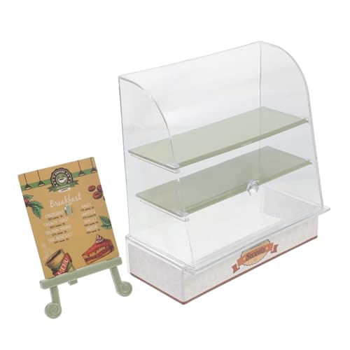 BESPORTBLE Mini Dessertschrank Für Puppenhaus Mini Bäckereischrank Mit Display Puppenhaus Zubehör Für Küchenszenen Mini Dessertständer Für DIY Spiele BESPORTBLE Mini Dessertschrank Für Puppenhaus Mini Bäckereischrank Mit Display Puppenhaus Zubehör Für Küchenszenen Mini Dessertständer Für DIY Spiele von BESPORTBLE