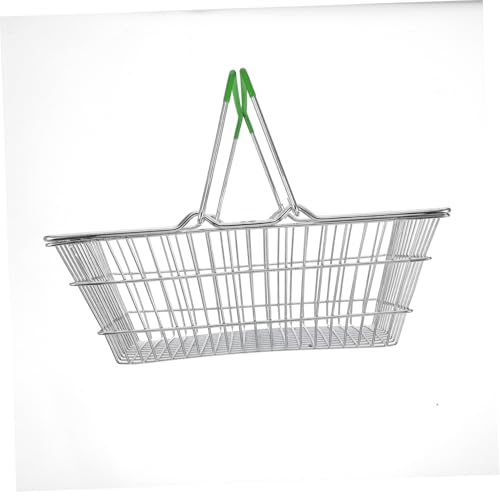BESPORTBLE Mini Einkaufskorb Metallrahmen Leicht Tragbar Realistischer Aufbewahrungskorb mit Griff für Rollenspiele Zuhause und Outdoor Aktivitäten Grün Großer Miniaturkorb BESPORTBLE Mini Einkaufskorb Metallrahmen Leicht Tragbar Realistischer Aufbewahrungskorb mit Griff für Rollenspiele Zuhause und Outdoor Aktivitäten Grün Großer Miniaturkorb von BESPORTBLE