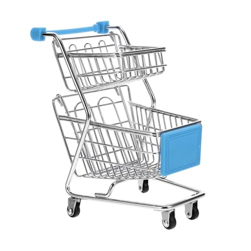 BESPORTBLE Mini Einkaufswagen Für Realistisch Gestalteter Supermarktwagen Für Rollenspiele Und Kreative Spiele Fördert Die Fantasie von BESPORTBLE