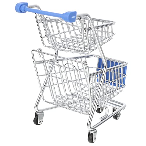 BESPORTBLE Mini Einkaufswagen für Handwagen Spielzeugmodell Rollenspiele Spielzeugaufbewahrung und Dekoration Langlebig und Stabil für Kleine BESPORTBLE Mini Einkaufswagen für Handwagen Spielzeugmodell Rollenspiele Spielzeugaufbewahrung und Dekoration Langlebig und Stabil für Kleine von BESPORTBLE