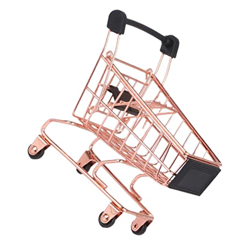 BESPORTBLE Mini Einkaufswagen für Rosa Gold Einkaufswagen Dekoration für Puppenhaus und Make Up Halter für Kleine Mädchen Robust und Detailgetreu BESPORTBLE Mini Einkaufswagen für Rosa Gold Einkaufswagen Dekoration für Puppenhaus und Make Up Halter für Kleine Mädchen Robust und Detailgetreu von BESPORTBLE