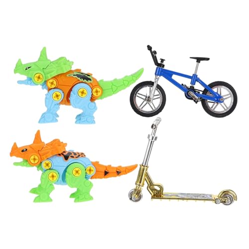 BESPORTBLE Mini Finger Bike mit DIY Dinosaurier Modell Robustes Mini Zweiradspielzeug aus Verschleißfestem Material Fein Gearbeitet für Sammler als Schreibtischspielzeug und Dekoration BESPORTBLE Mini Finger Bike mit DIY Dinosaurier Modell Robustes Mini Zweiradspielzeug aus Verschleißfestem Material Fein Gearbeitet für Sammler als Schreibtischspielzeug und Dekoration von BESPORTBLE