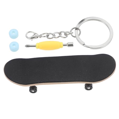 BESPORTBLE Mini Finger Skateboard Palm Skateboard mit Professionellen Kugellagerrädern Glatte Oberfläche Robustes Material Leicht und Bruchsicher und Desktop Spielspaß von BESPORTBLE
