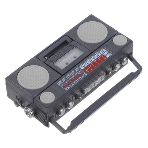 BESPORTBLE Mini Funkmodell für Puppenhaus Retro Radio Dekoration Kompaktes Design für Spielzeughäuser Bringt Kinderzimmer von BESPORTBLE