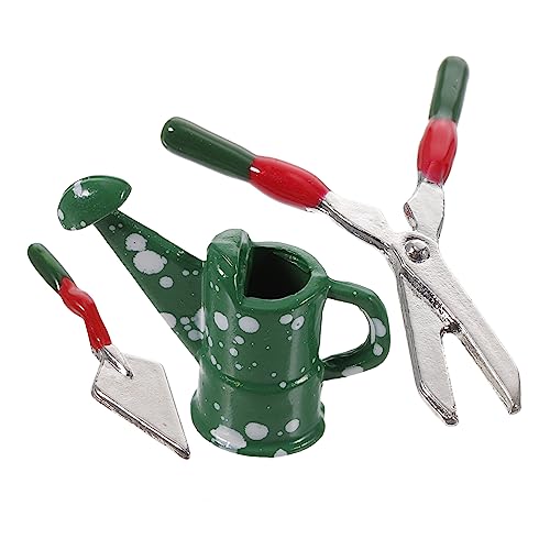 BESPORTBLE Mini Gartengeräte Gießkanne Sprinkler Kleinkinder Kleines Mini Mini Schere Puppenhaus Gartenwerkzeug Mini Gartenzubehör Miniatur Gießkanne Puppenhaus Metall von BESPORTBLE