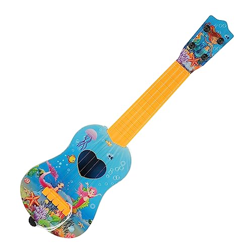 BESPORTBLE Mini Gitarre Cartoon Gitarre Für Musikinstrument Zur Frühkindlichen Ukulele Einhorn Design Lernspielzeug Für Jungen von BESPORTBLE