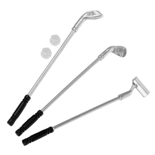 BESPORTBLE Mini Haus Golfset Teilig aus Hochwertiger Legierung Miniatur Golfschläger und Bälle Glatte Oberfläche Langlebig Dekoratives Miniaturspielzeug für Puppenhaus und Schreibtisch BESPORTBLE Mini Haus Golfset Teilig aus Hochwertiger Legierung Miniatur Golfschläger und Bälle Glatte Oberfläche Langlebig Dekoratives Miniaturspielzeug für Puppenhaus und Schreibtisch von BESPORTBLE