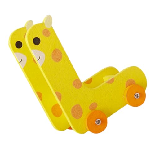BESPORTBLE Mini Hausspielzeug Mit Giraffe Design Aufbewahrungswagen Für Kinderzimmer Und Spielzeugdeko von BESPORTBLE