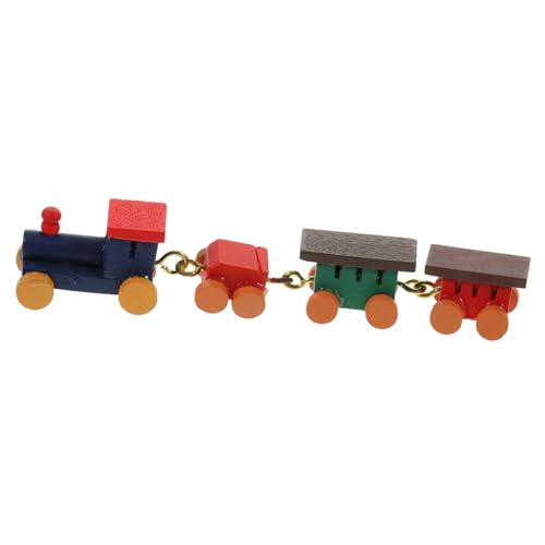 BESPORTBLE Mini Holz Zug Für Puppenhaus Lustige Cartoonzug Dekoration Für Farbenfrohes Mini Zug Modell Für Kreative Spielstunden BESPORTBLE Mini Holz Zug Für Puppenhaus Lustige Cartoonzug Dekoration Für Farbenfrohes Mini Zug Modell Für Kreative Spielstunden von BESPORTBLE
