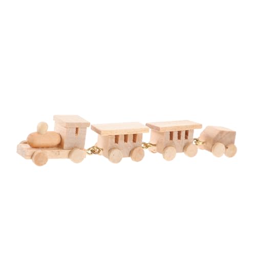 BESPORTBLE Mini Holzeisenbahn Dekoratives Puppenhaus Zubehör Geeignet für Verarbeitung für Miniatur Enthusiasten BESPORTBLE Mini Holzeisenbahn Dekoratives Puppenhaus Zubehör Geeignet für Verarbeitung für Miniatur Enthusiasten von BESPORTBLE