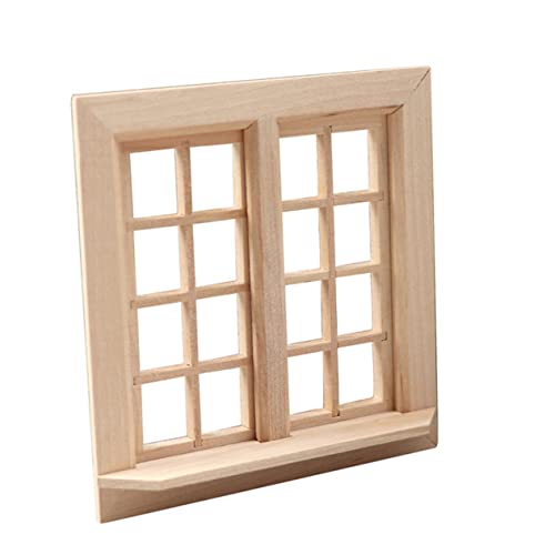 BESPORTBLE Mini Holzfenster Modell Für Puppenhaus Unpolared Fenstermodell Für Kreative Bastelprojekte Für Weihnachtsdeko Und Miniaturhäuser BESPORTBLE Mini Holzfenster Modell Für Puppenhaus Unpolared Fenstermodell Für Kreative Bastelprojekte Für Weihnachtsdeko Und Miniaturhäuser von BESPORTBLE