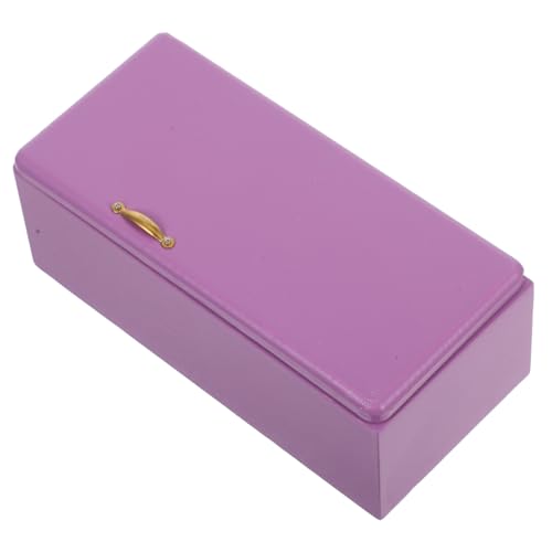 BESPORTBLE Mini-Kühlschrank -Modell Kühlschrank mini Realistischer Esszimmerpuppenhauszubehör Holz Violett BESPORTBLE Mini-Kühlschrank -Modell Kühlschrank mini Realistischer Esszimmerpuppenhauszubehör Holz Violett von BESPORTBLE