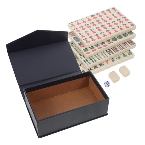 BESPORTBLE Mini Mahjong Set Tragbar Melamin Solide Gravierte Spielsteine Kompakt Für Reisen Outdoor Unterhaltung Und Familienspiele Für Camping Und Wohnheim BESPORTBLE Mini Mahjong Set Tragbar Melamin Solide Gravierte Spielsteine Kompakt Für Reisen Outdoor Unterhaltung Und Familienspiele Für Camping Und Wohnheim von BESPORTBLE