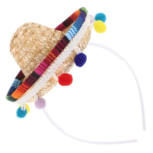 BESPORTBLE Mini Mexikanische Sombrero Hüte für Stoffhüte für Fiesta Partydekoration für Geburtstagsfeiern und Karneval Vielseitige Partyaccessoires von BESPORTBLE