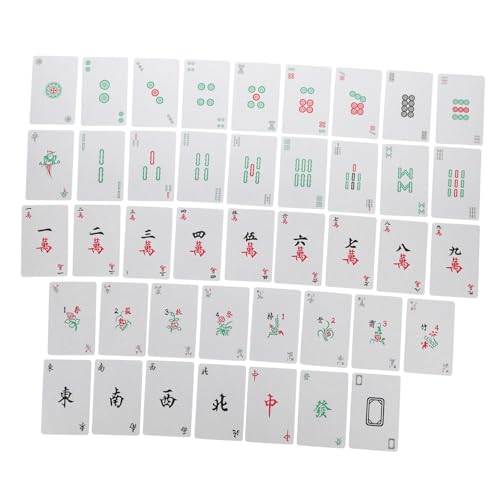 BESPORTBLE Mini Outdoor Mahjong Spiel Unterhaltungsquelle Poker BESPORTBLE Mini Outdoor Mahjong Spiel Unterhaltungsquelle Poker von BESPORTBLE