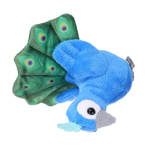 BESPORTBLE Mini Peacock Finger Puppet Niedlicher Handpuppen für Interaktives Geschichtenerzählen Tragbar für Kreative Rollenspiele Kleinkinder von BESPORTBLE